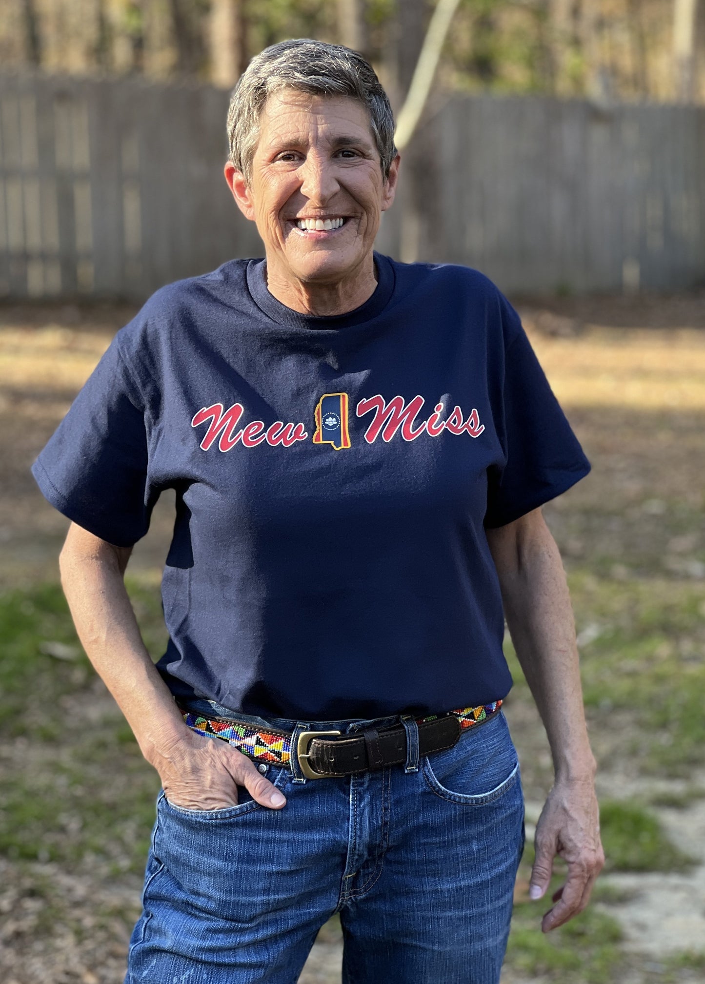 Limited Edition "New Miss Navy short sleeve T-shirt with MS Flag Logo "